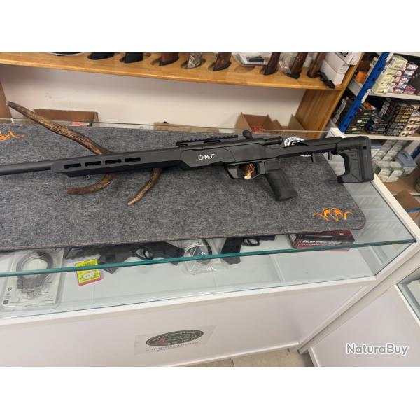 Carabine  verrou 22 lr Savage b22 chssis mdt enchere 1 euros !!
