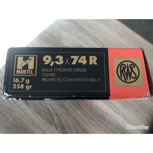 RWS H MANTEL 9,3x74R 258gr 16,7g