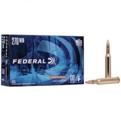 BF24 - LOT DE 40 MUNITIONS  FEDERAL CAL 270WIN 130GR SP POWER SHOK