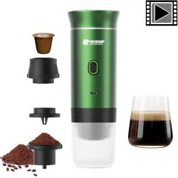 Machine à Expresso Holdcarp Portable Rechargeable
