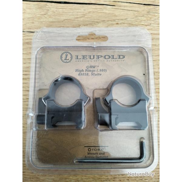 Colliers Leupold QRW .980 = 25.4mm haut.