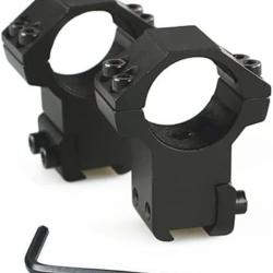 SUPPORTS FIXATIONS 11 MM NEUFS POUR LUNETTE POUR TIR SPORTIF OU CHASSE (GRAND)