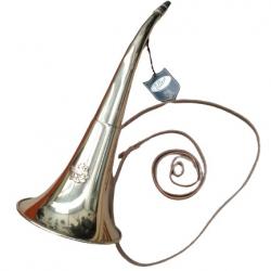 Corne de chasse 40 cm ELLESS avec décor Sanglier