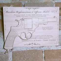 Plaque décorative intéractive : MAS Mle 1873