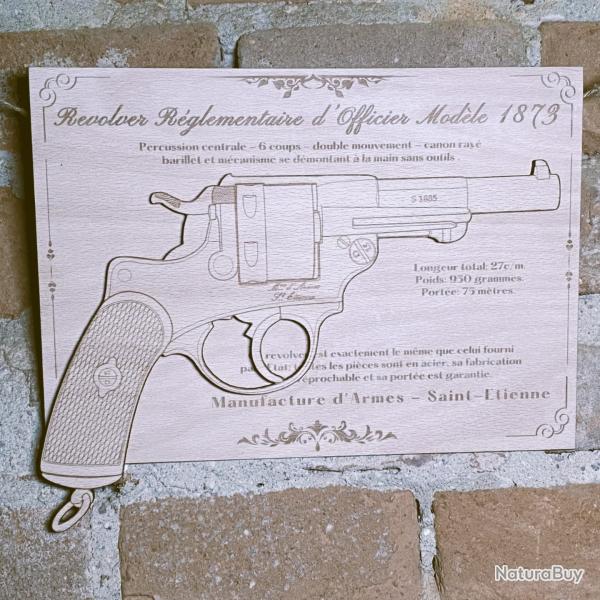 Plaque dcorative intractive : MAS Mle 1873