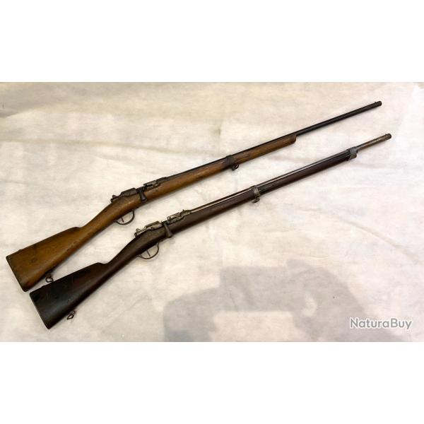 2 fusil Gras modifis chasse