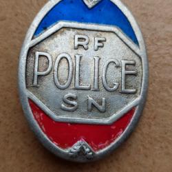 INSIGNE  POLICE NATIONALE FIN GUERRE 1944-1945 SURETE NATIONAL
