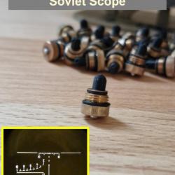 Lampe Led blanche pour lunette PSO-1 russe et soviétique.