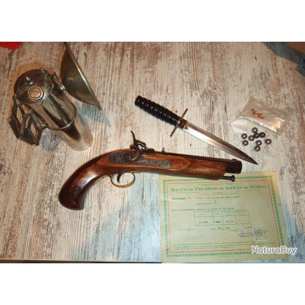 Pistolet  percussion Jukar calibre .45