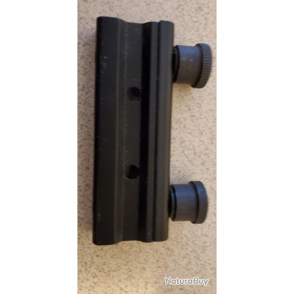 Rail picatinny 20 mm pour lunette
