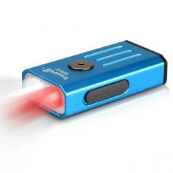 Lampe trustfire 4 modes lumière blanche + mode lumière rouge - mini x (bleue) - LIVRAISON GRATUITE