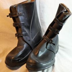 US ARMY Bottes Overshoes  fabrication allemande par PHOENIX (gummi) à HARBURG ref AMF25BOT006