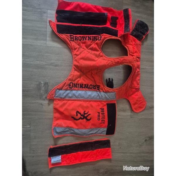 Gilet protection chien chasse