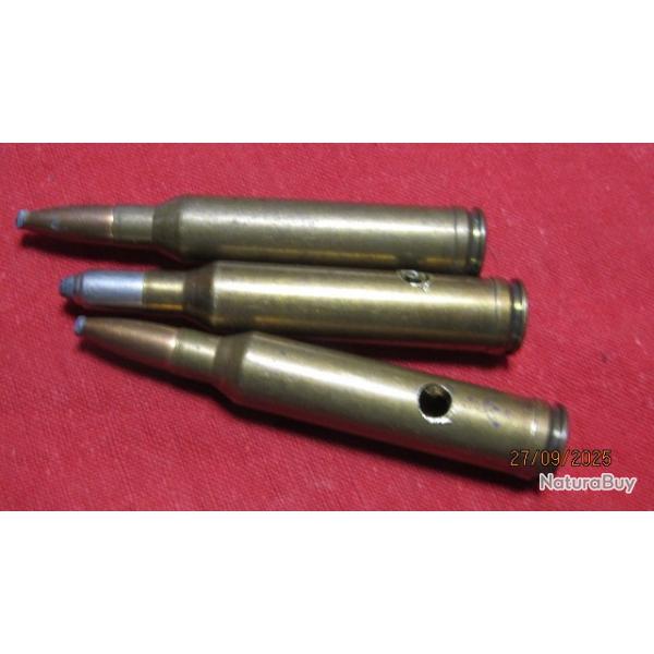 7mm REM MAG RWS perce neutralise percu ogive laiton ou nickel selon demande