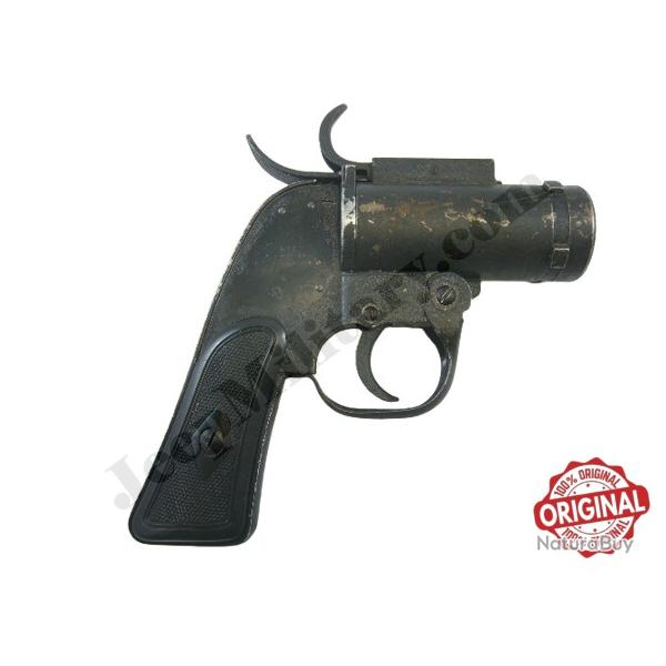 Pistolet lance fuse, flare Gun, M8 1942 US WW2 Jeep willys Ford Hotchkiss M201 Dodge Wc Militaria