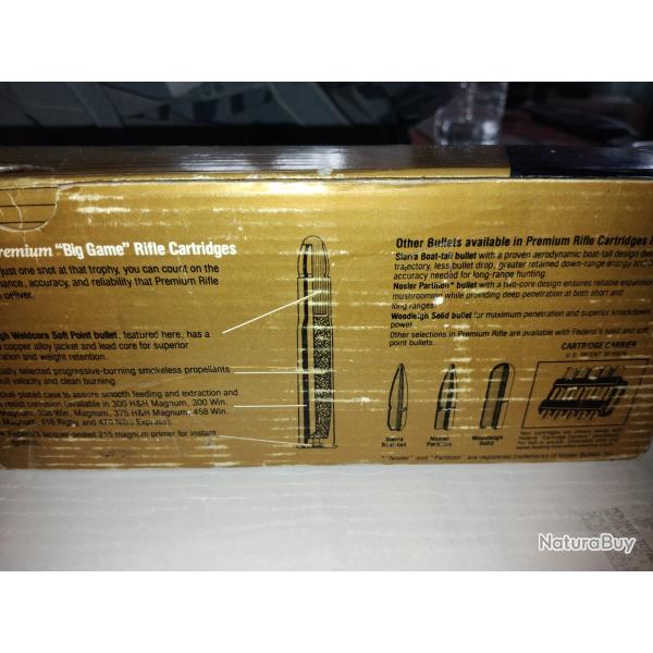 Balles calibre 458 winchester magnum