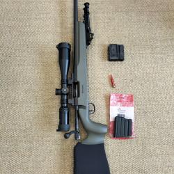 Carabine Mossberg MVP série tactical cal .308 + lunette RTI 6-24x50 + bipied