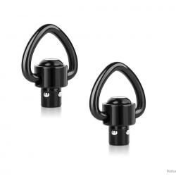 2x anneaux de grenadière pivotantes à détachement rapide - LIVRAISON GRATUITE