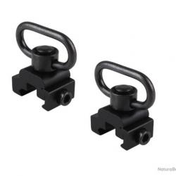 2x grenadières à système de détachement rapide pour rail 21mm - LIVRAISON GRATUITE