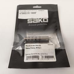 FREIN DE BOUCHE INOX SAKO TIKKA cal .30 M15X100