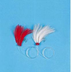 Plumes Flashmer Special Bar 3/0 Blanc