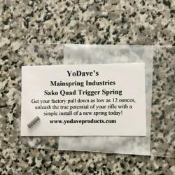 Ressort détente Yodave pour Sako Quad / 75 / 85 / A7 / S20