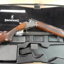 FUSIL BROWNING B725 HUNTER CAL 12/76 CANON DE 66 CM+ MALLETTE + 5 CHOKES OCCASION PARFAIT ETAT