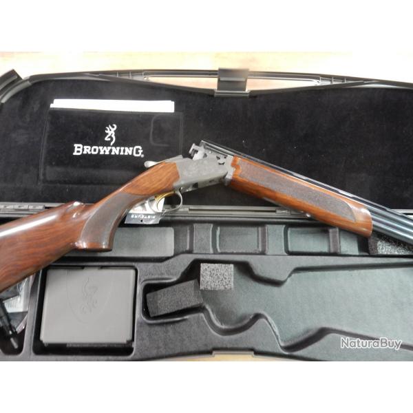 FUSIL BROWNING B725 HUNTER CAL 12/76 CANON DE 66 CM+ MALLETTE + 5 CHOKES OCCASION PARFAIT ETAT