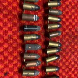 lot munition 7mm a broche