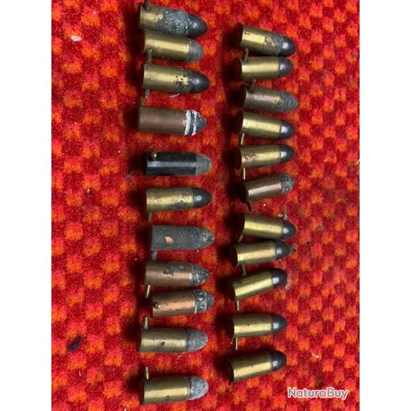 lot munition 7mm a broche