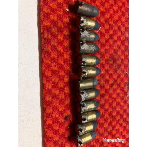 lot munition 9mm a broche
