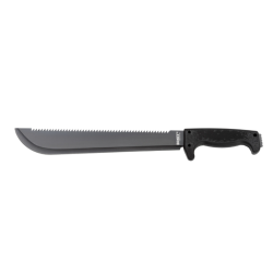 Homey's Machette dentelée en caoutchouc noir 62H31K-46cm