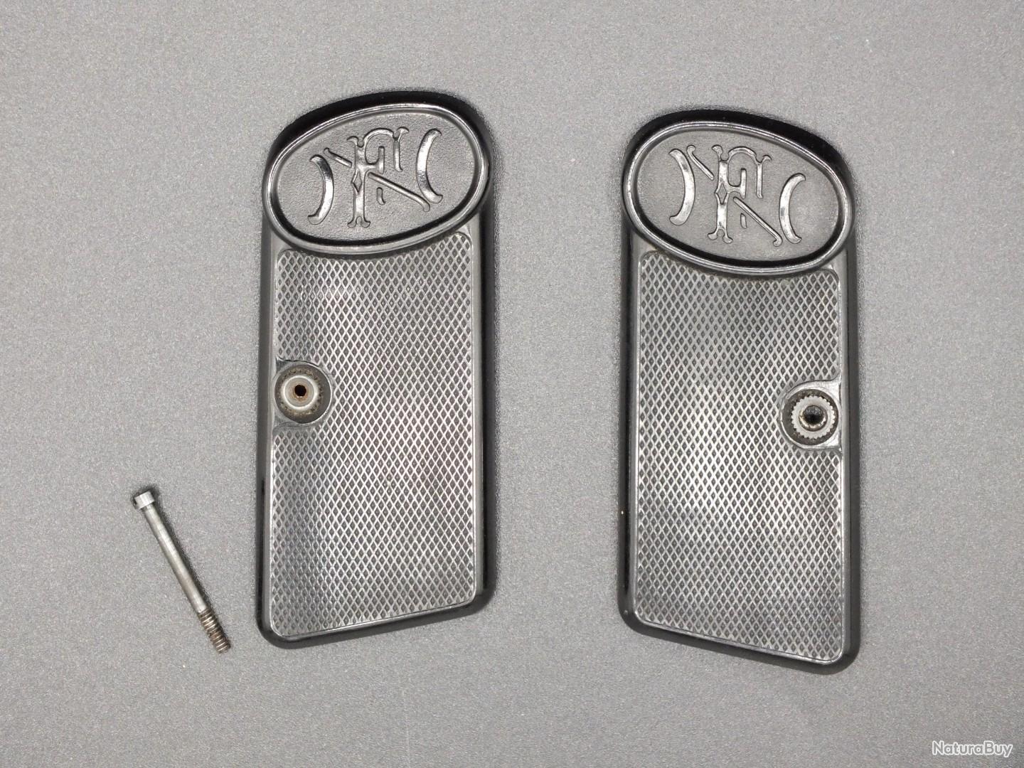 Poignées Courtes (grips) En Hêtre Faites Main Pour Pistolet Browning FN 1922 - Calibre .380 ACP - Marque ZIB GRIPS