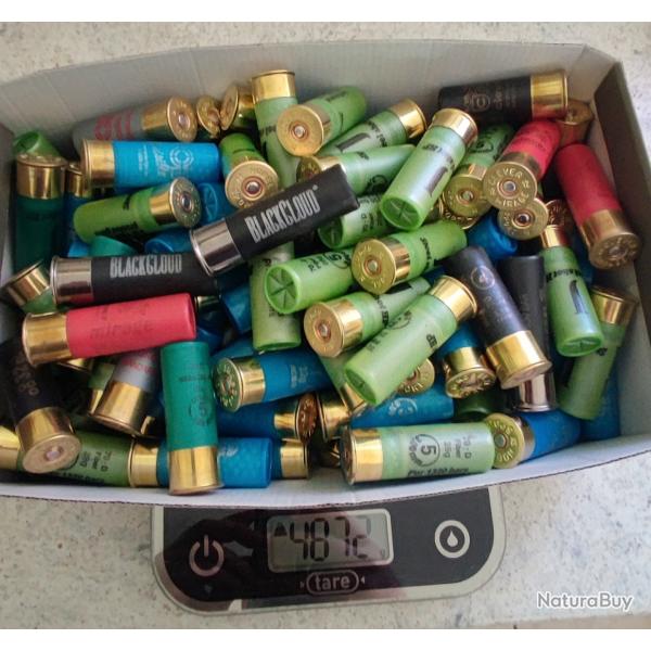 Lot de 4.870 de cartouches de calibre 12 acier