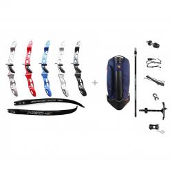 Kit arc Classique Comet Neo/Sebastien Flute droitier rouge 68 pouces 20#