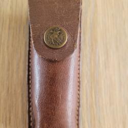 Etui couteau en cuir
