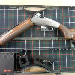 FUSIL BENELLI 828U SILVER CAL 12/76 CANON 71 CM OCCASION PARFAIT ETAT