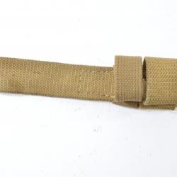 Gousset de style anglais ou Belge pour baionnette ou glaive large. Toile. Grèce ?