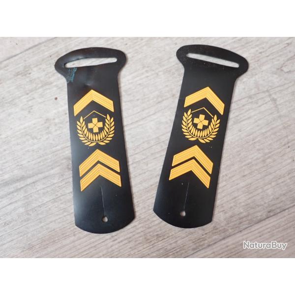 Insigne d'paule, paulettes, grade suisse. Galon