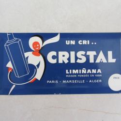 Glacoïde publicitaire Cristal anis 1960-1970