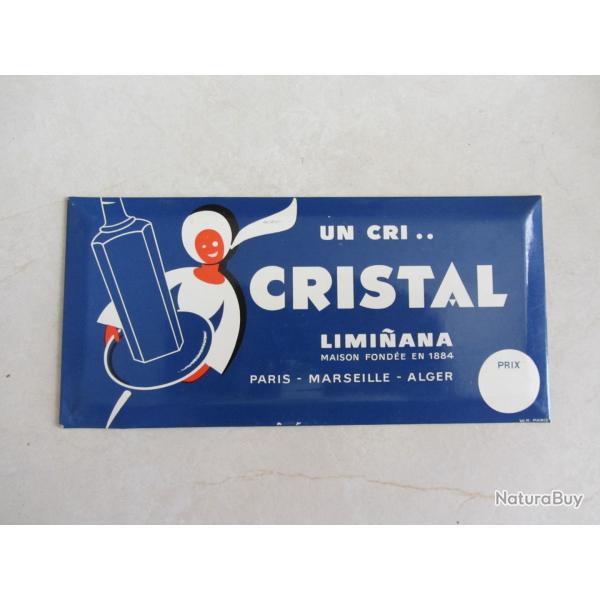 Glacode publicitaire Cristal anis 1960-1970