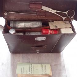 1942 Trousse de secours, infirmier suisse avec lanterne Montjardet rare