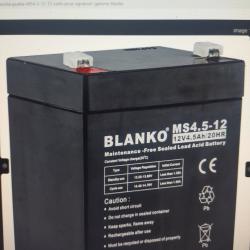 Batterie rechargeable ms4.5-12 12 volts pour agrainoir gamme feeder