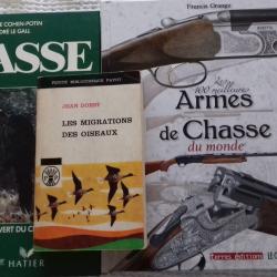 livres chasse lot de 3