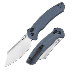 Couteau Artisan Simoon Blue Lame Bowie Acier AR-RPM9 Manche G10 Recoil Lock IKBS ATZ1882PBU