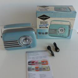 Radio portable vintage Madison  bluetooth FM : DAB 30W