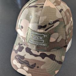 GLOCK PERFECTION CASQUETTE CHASSE CAMOUFLAGE REGLABLE MIXTE HOMME FEMME