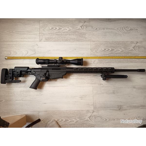 Ruger RPR .308 - Lunette Vortex Diamondback 6-24x50, Bipied magpul, 6 magasins 10 coups