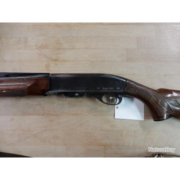 CARABINE REMINGTON 7400 BOIS CAL 35 WHELEM CANON 56 CM OCCASION
