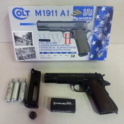 réplique airsoft full métal Colt M 1911 A1 CO2 CYBERGUN
